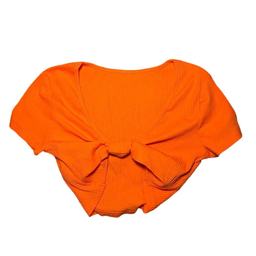 Women's Orange Crop-top
